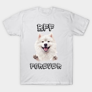 Samoyed, BFF Forever, the most adorable best friend gift to a Samoyed Lover! T-Shirt